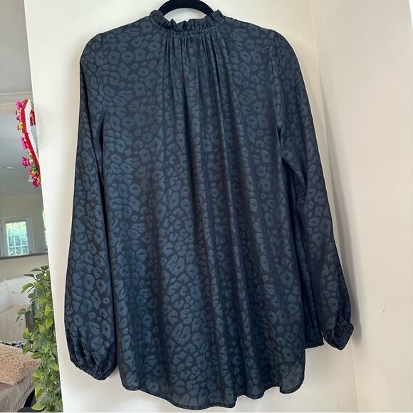 Show me your MuMu black leopard print elegant blouse/shirt/tunic dress - Picture 12 of 12